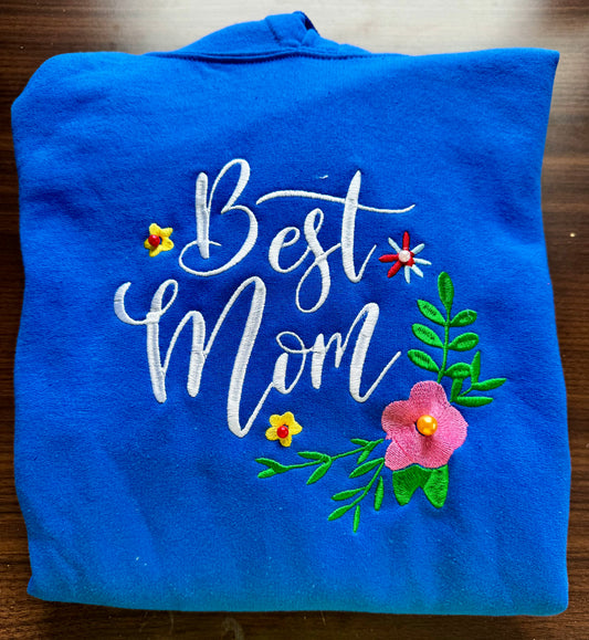A1- Motherhood is the greatest thing Hoodie Embroidery