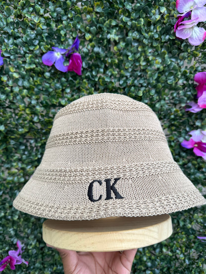 A- Straw Bucket hat