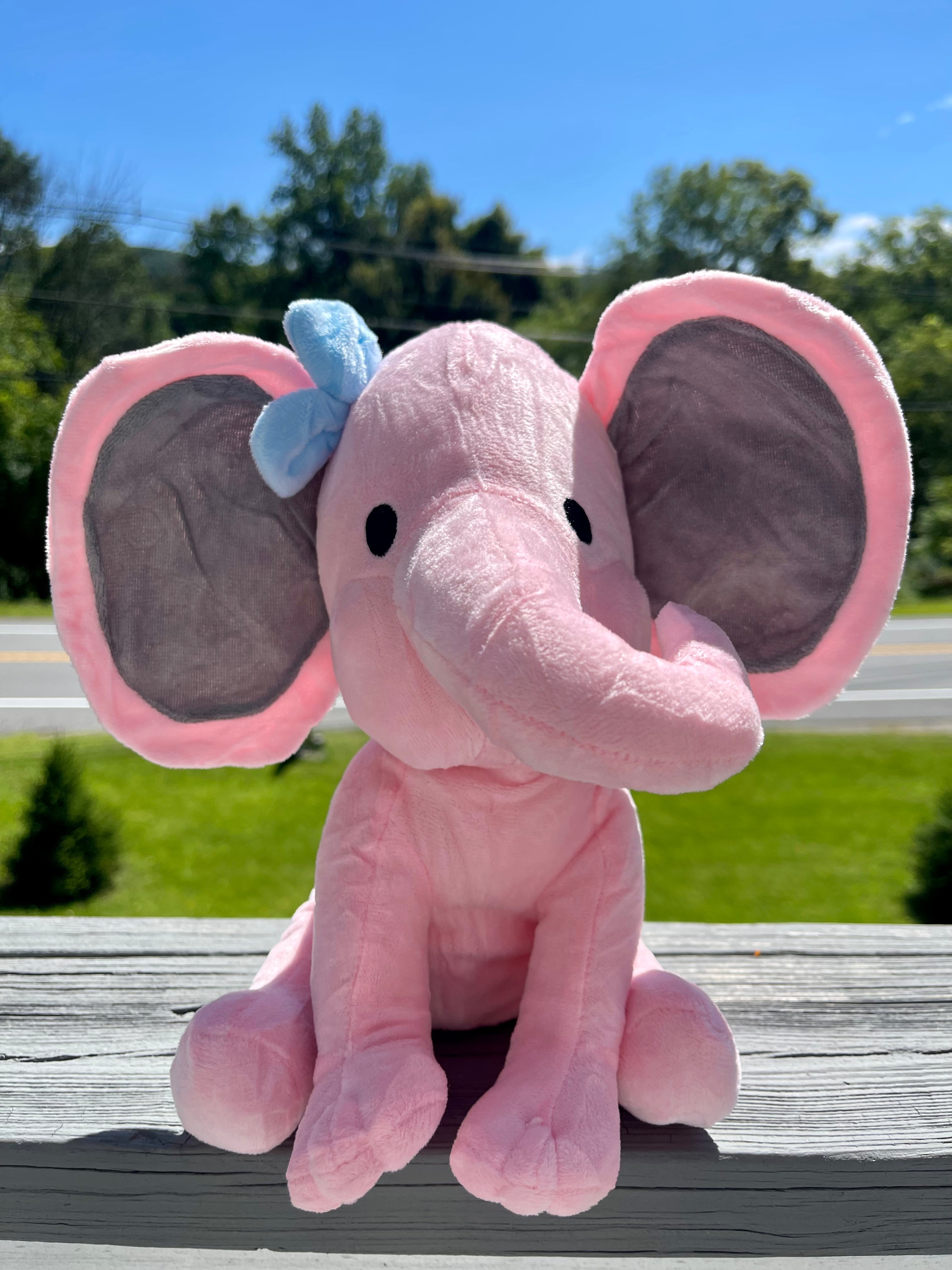 Personalized Baby Elephant message