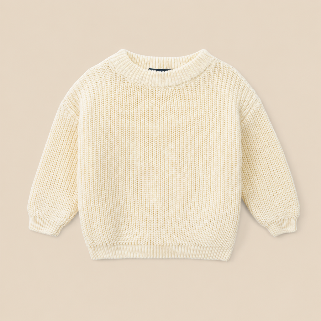 Classic Knit Baby Sweater