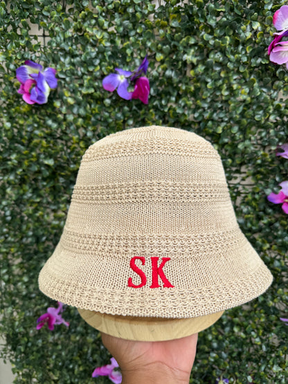 A- Straw Bucket hat