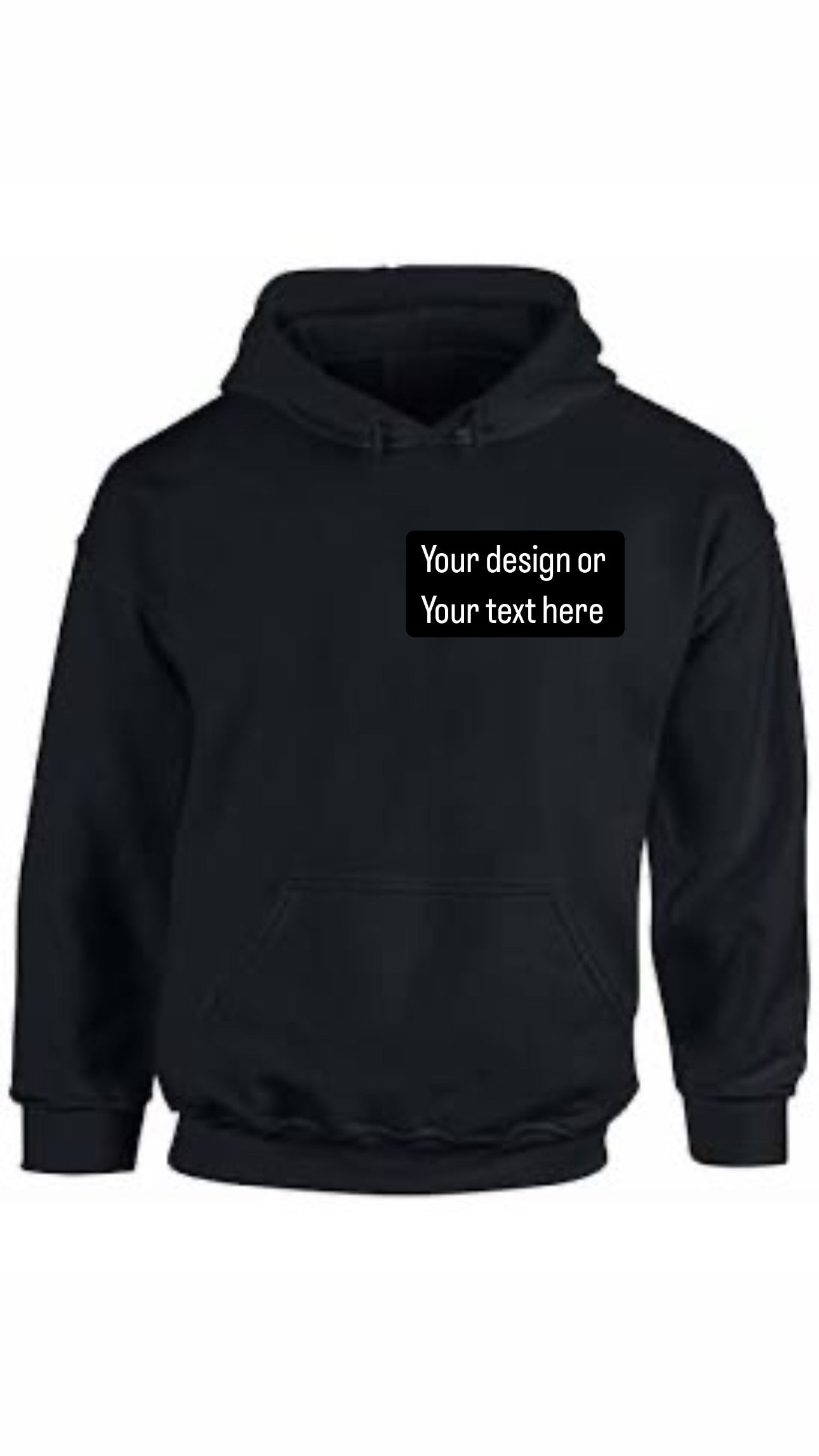 A1- Custom hoodie Design and text