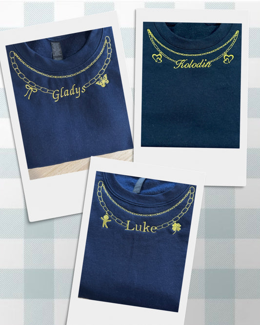 A1-Custom Embroidery             Necklace and Pendant